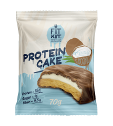 Печенье протеиновое FIT KIT Protein Cake (Кокос) (70 г)