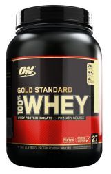 Протеин Optimum Nutrition 100 % Whey protein Gold standard 2 lb Банан и крем (907 г)