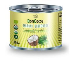Молоко кокосовое органическое 17% BONCOCOS (200 мл)