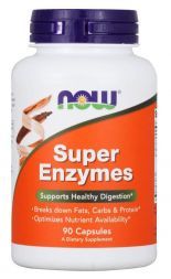 NOW Super Enzymes 800 мг (90 кап)