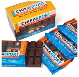 Шоколад темный с фундуком Chikasport (100 г)
