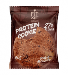 Печенье протеиновое FIT KIT Protein Cookie (Двойной шоколад) (40 г)