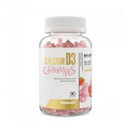 Maxler Calcium D3 Gummies Клубника (90 шт)
