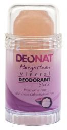 Дезодорант-Кристалл с соком Мангостина, стик розовый вывинчивающийся (80 г), DeoNat