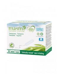 Гигиенические тампоны Super из органического хлопка MASMI (18 шт)