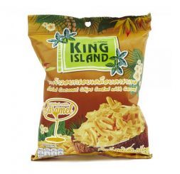 Кокосовые чипсы с карамелью KING ISLAND (40 г)